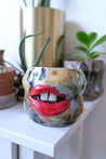 Droozy Red Lip Ceramic Planter