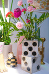 Dice Vase Holder : Geometric Elegance