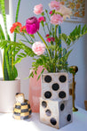 Dice Vase Holder : Geometric Elegance