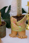 Groovy Ceramic Toe Planter