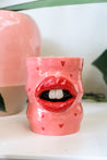 Red Heart Lip Planter