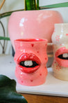 Red Heart Lip Planter