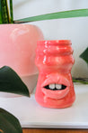 Pink/Red Gradient Lip Vase