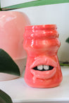 Pink/Red Gradient Lip Vase