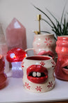Red Lip Daisy Planter