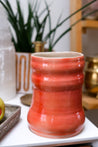 Orange Gradient Hue Ceramic Vase