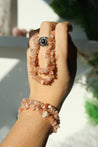 Sunstone 6mm Natural Crystal Beaded Bracelet