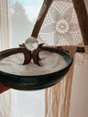 Wooden Moon Sphere Stand: Natural Wooden Stand, Wood Stand for Crystal Sphere, Moon Carving, Special Gift, Crystal Decor
