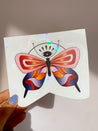 LIMITED EDITION MercuryX Evolution Rainbow Decal Butterfly Window Sticker- Mood Booster