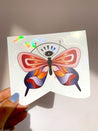 LIMITED EDITION MercuryX Evolution Rainbow Decal Butterfly Window Sticker- Mood Booster
