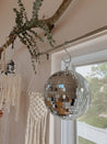 discoball planter, disco ball hanger, 8 inch disco ball planter, 