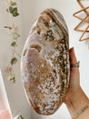 HUGE Rainbow Ocean Jasper Cut-Base Freeform with Vugs and Orbs