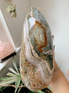 HUGE Rainbow Ocean Jasper Cut-Base Freeform with Vugs and Orbs
