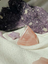 Rose Quartz Carved Eye Pyramid