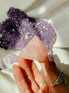 Rose Quartz Carved Eye Pyramid