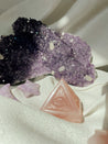 Rose Quartz Carved Eye Pyramid