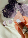 Rose Quartz Carved Eye Pyramid