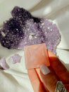 Rose Quartz Carved Eye Pyramid
