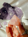 Rose Quartz Carved Eye Pyramid
