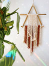 Bohemian Bamboo Wall Hanging Mixed Yarn