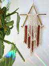 Bohemian Bamboo Wall Hanging Mixed Yarn