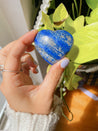 Lapis Lazuli Mini Crystal Heart Stand, Polished Lapis Lazuli Heart, Meditation Heart, Unique Crystal, Divination Heart, Natural Crystal