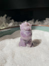 Lepidolite Unicorn Crystal Carving