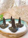 Obsidian Witch Crystal Carved Hat | Halloween