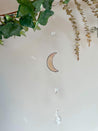 Textured Stain Glass Moon Sun Catcher Mobile