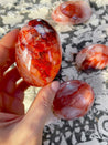 Red Hematoid Quartz Crystal Palmstone