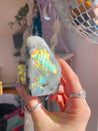 Fire Flash Labradorite Freeform Polished Crystal #5