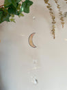 Textured Stain Glass Moon Sun Catcher Mobile