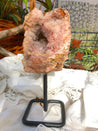 Pink Amethyst Portal Crystal Cluster with Custom Stand #2
