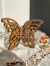 Butterfly Wooden Sphere Stand | Crystal Sphere Stand | Butterfly Stand