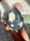 Orca Agate Polished Crystal Flame #5