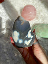 Orca Agate Polished Crystal Flame #5
