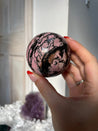 Juicy Rhodonite Crystal Sphere