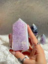 Amethyst Agate Crystal Tower