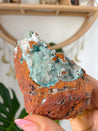 Rosasite With Calcite (Mexico)