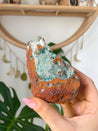 Rosasite With Calcite (Mexico)