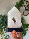 Clear Quartz Crystal Portal Crystal With Custom Stand