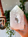 Clear Quartz Crystal Portal Crystal With Custom Stand
