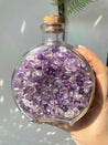 Amethyst Crystal Chip Potion Jar