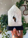 Clear Quartz Crystal Portal Crystal With Custom Stand