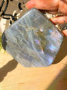 Fire Flash Self-Standing Labradorite Freeform #11