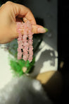 Juicy Rose Quartz Chip Bracelet