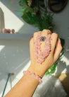 Juicy Rose Quartz Chip Bracelet