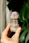 Chevron Amethyst Mushroom Crystal | Self Standing Crystal | Crystal Shroomie