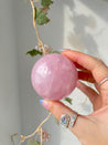 Star Rose Quartz Crystal Sphere