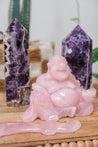 Rose Quartz Buddha Crystal Carving